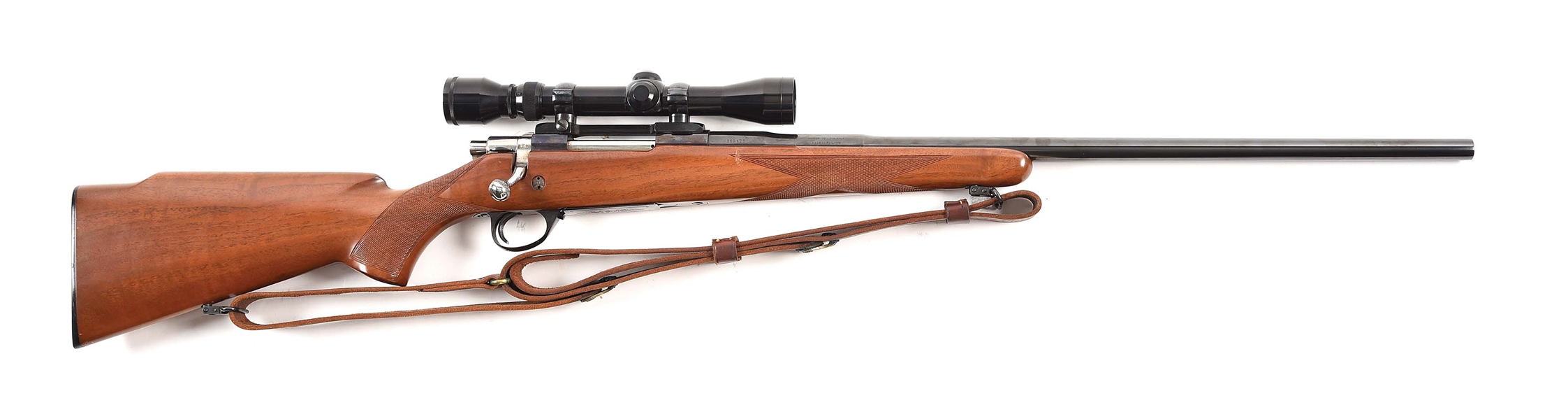 (M) BROWNING SAFARI .22-250 BOLT ACTION RIFLE WITH BROWNING SCOPE, MANUFACTURED 1969.