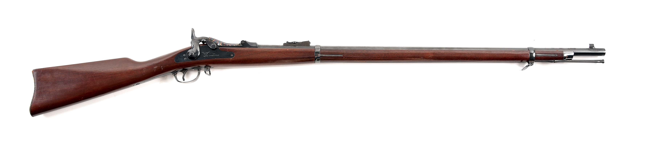 (C) H&R SPRINGFIELD 1873 TRAPDOOR .45-70 GOVERNMENT SINGLE SHOT RIFLE.