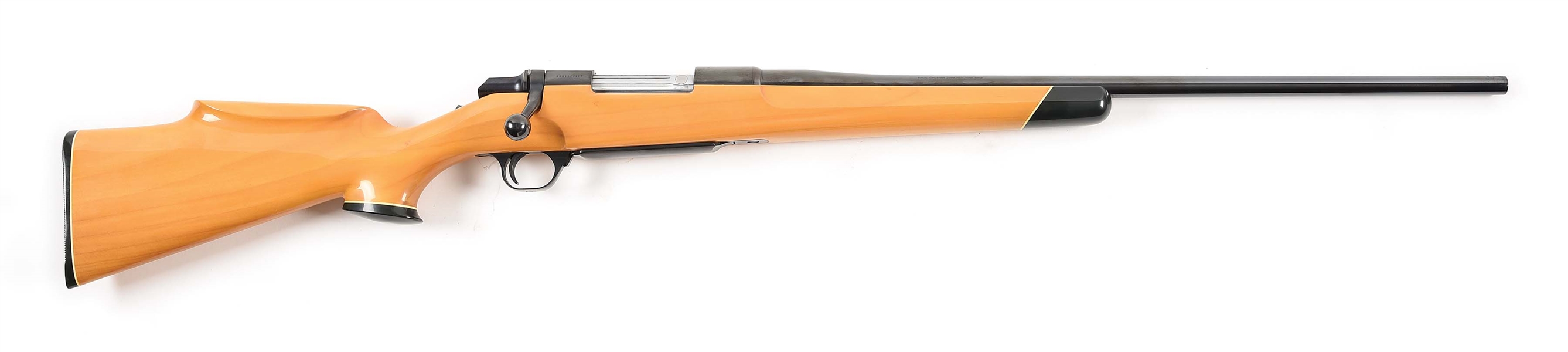 (M) GINKGO WOOD STOCKED BROWNING BBR 7MM REM MAG BOLT ACTION RIFLE.