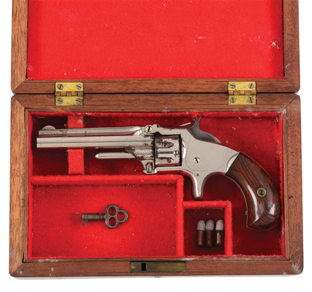 (A) SMITH & WESSON 1-3RD ISSUE REVOLVER.