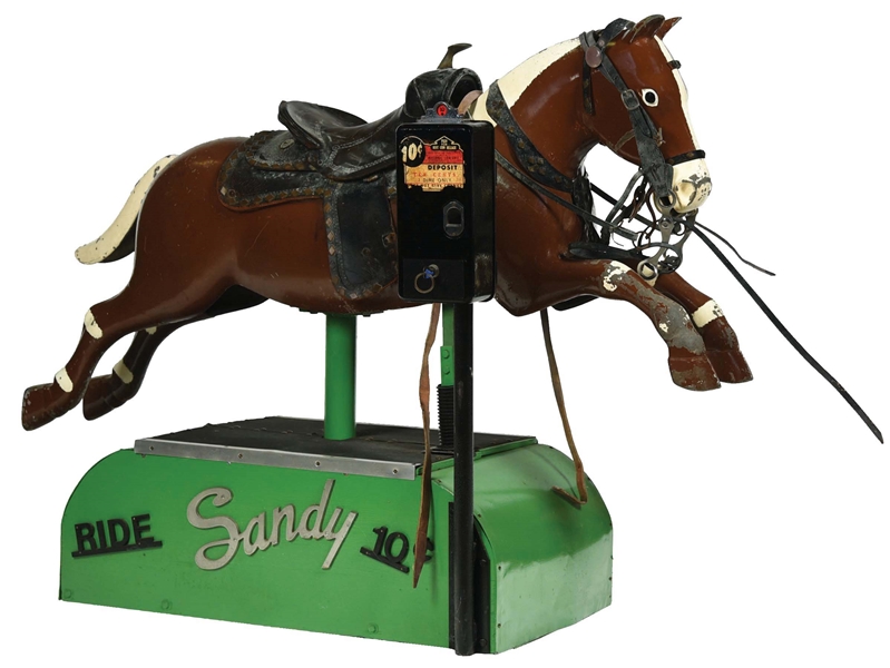 10¢ KIDDIE RIDE "SANDY THE HORSE".