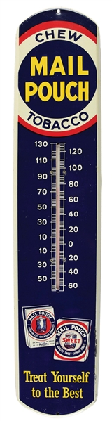 MAIL POUCH TOBACCO THERMOMETER.