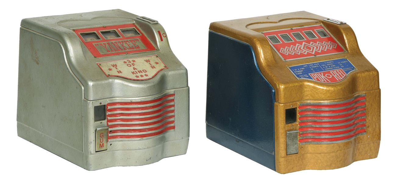 LOT OF 2: GAMBLING MACHINES.