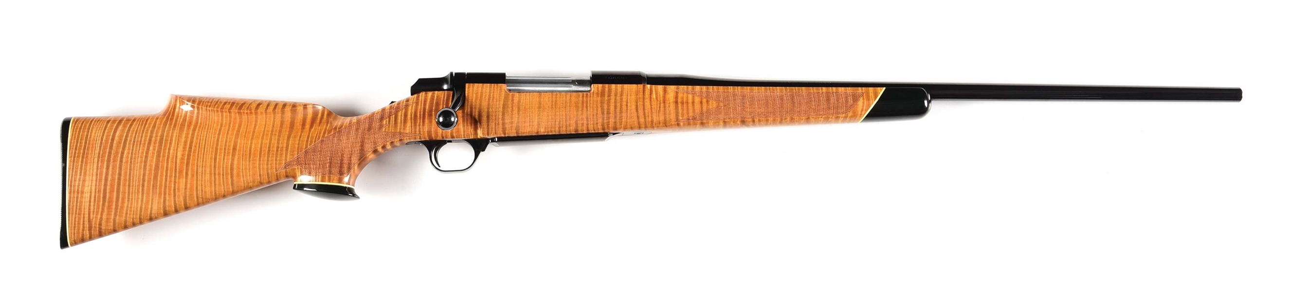 (M) FIDDLE BACK MAPLE STOCKED BROWNING BBR BOLT ACTION RIFLE.