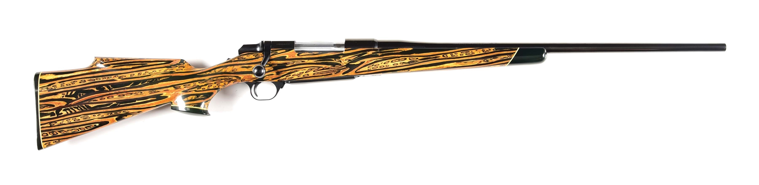 (M) PONGA STOCKED BROWNING BBR BOLT ACTION RIFLE.