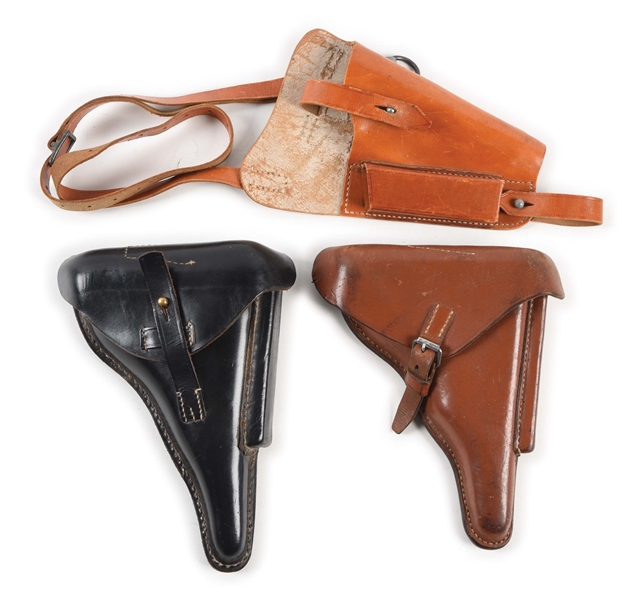 LOT OF 3: HOLSTERS.