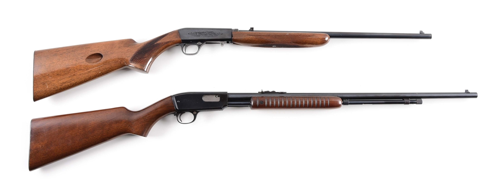 (C) LOT OF 2: BROWNING AUTO AND WINCHESTER 61 RIFLES.