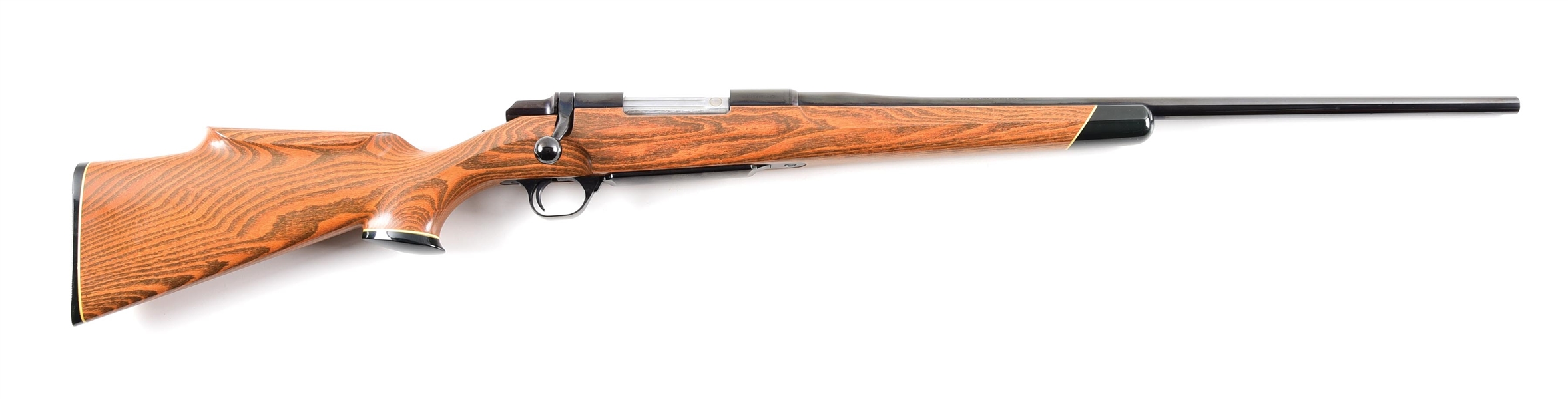 (M) BROWNING BBR BOLT ACTION RIFLE WITH HONEY LOCUST/ GLEDITSIA TRICANTHOS STOCK.