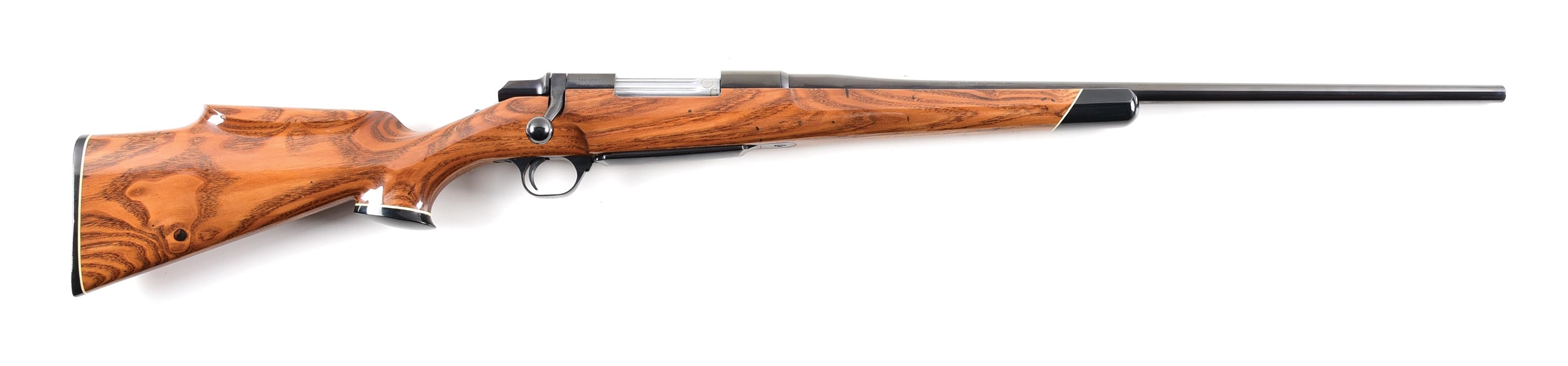 (M) BROWNING BBR BOLT ACTION RIFLE WITH CHESTNUT CASTANEA DENTATA STOCK.