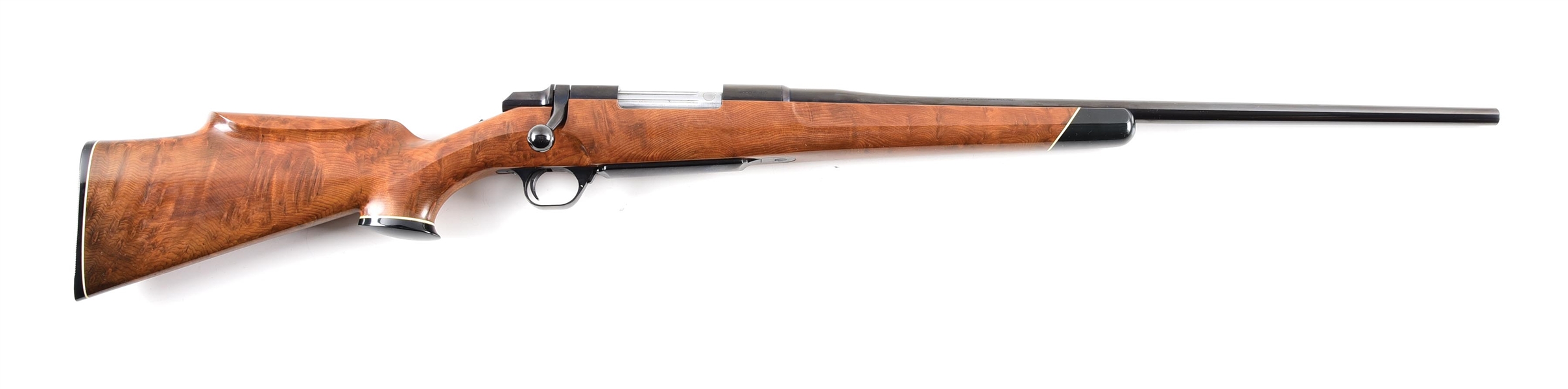 (M) BROWNING BBR BOLT ACTION RIFLE WITH REDWOOD RADICAL CUT STOCK.