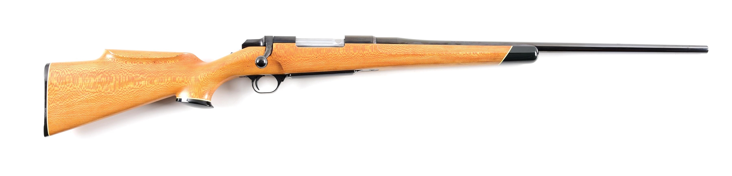 (M) BROWNING BBR BOLT ACTION RIFLE WITH SYCAMORE PLATANUS OCCIDENTIAIS STOCK.