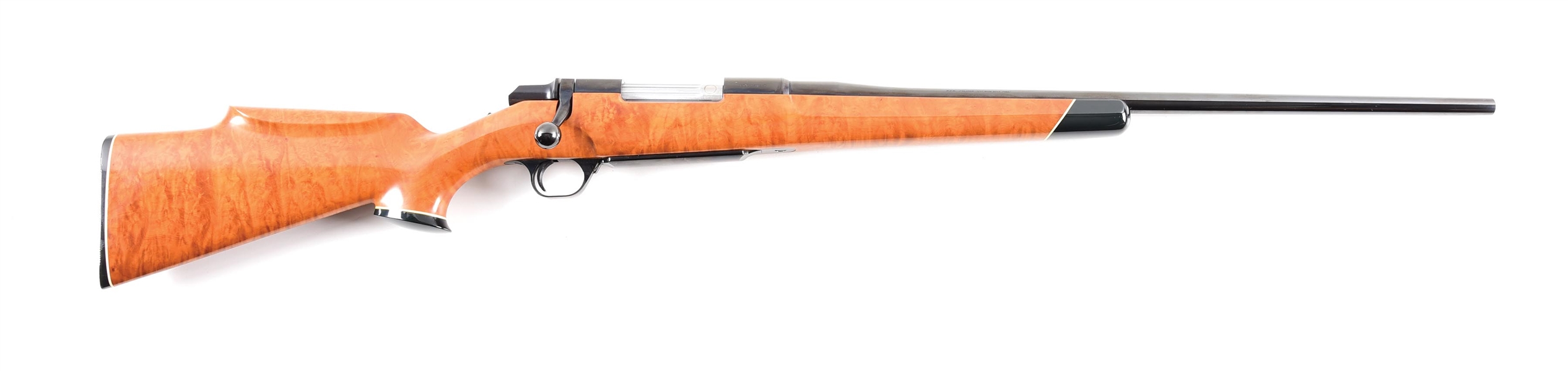 (M) BROWNING BBR BOLT ACTION RIFLE WITH MADRONE (ARBUTUS MENZIESII) STOCK.
