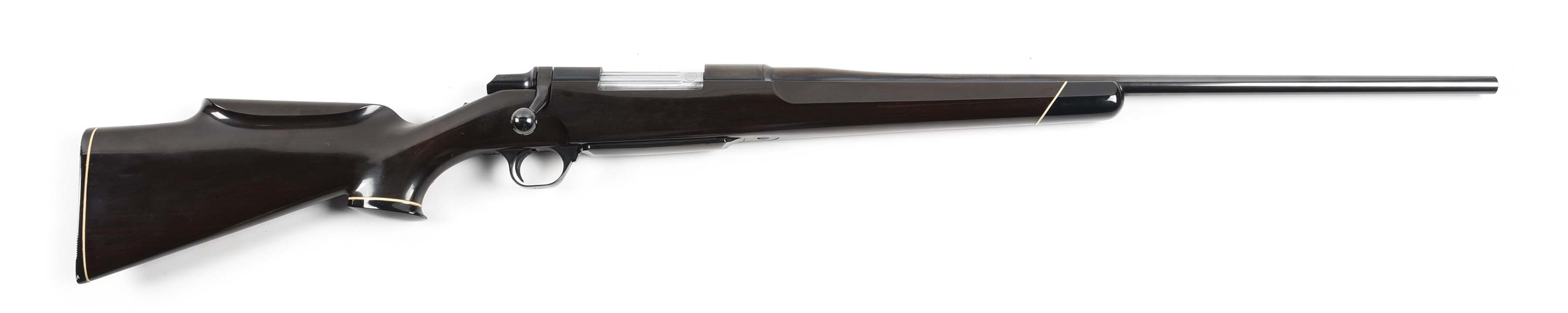 (M) BROWNING BBR BOLT ACTION RIFLE WITH EBONY MOZAMBIQUE STOCK.