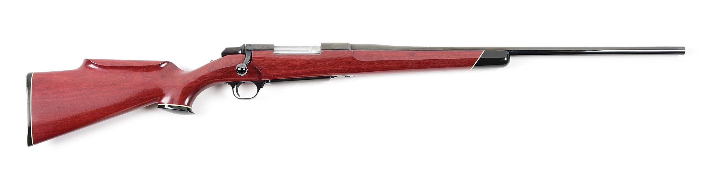 (M) BROWNING BBR BOLT ACTION RIFLE WITH PURPLE HEART/ PETOGYNE PANICULATE STOCK.