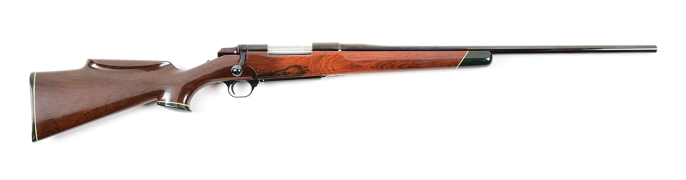 (M) BROWNING BBR BOLT ACTION RIFLE WITH ROSEWOOD BRAZILLIAN STOCK.