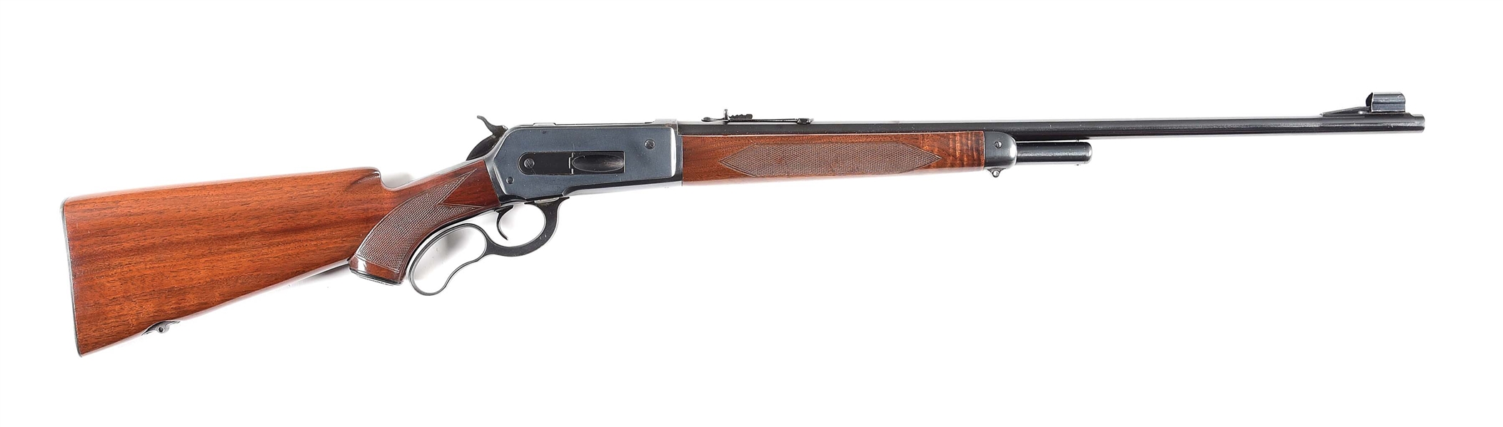 (C) WINCHESTER DELUXE MODEL 71 .348 WCF LEVER ACTION RIFLE.