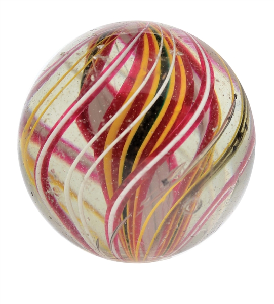 LARGE DIVIDED CORE SWIRL MARBLE.