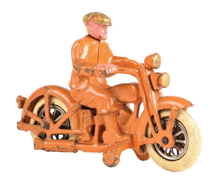 CAST-IRON HUBLEY HARLEY-DAVIDSON MOTORCYCLE.