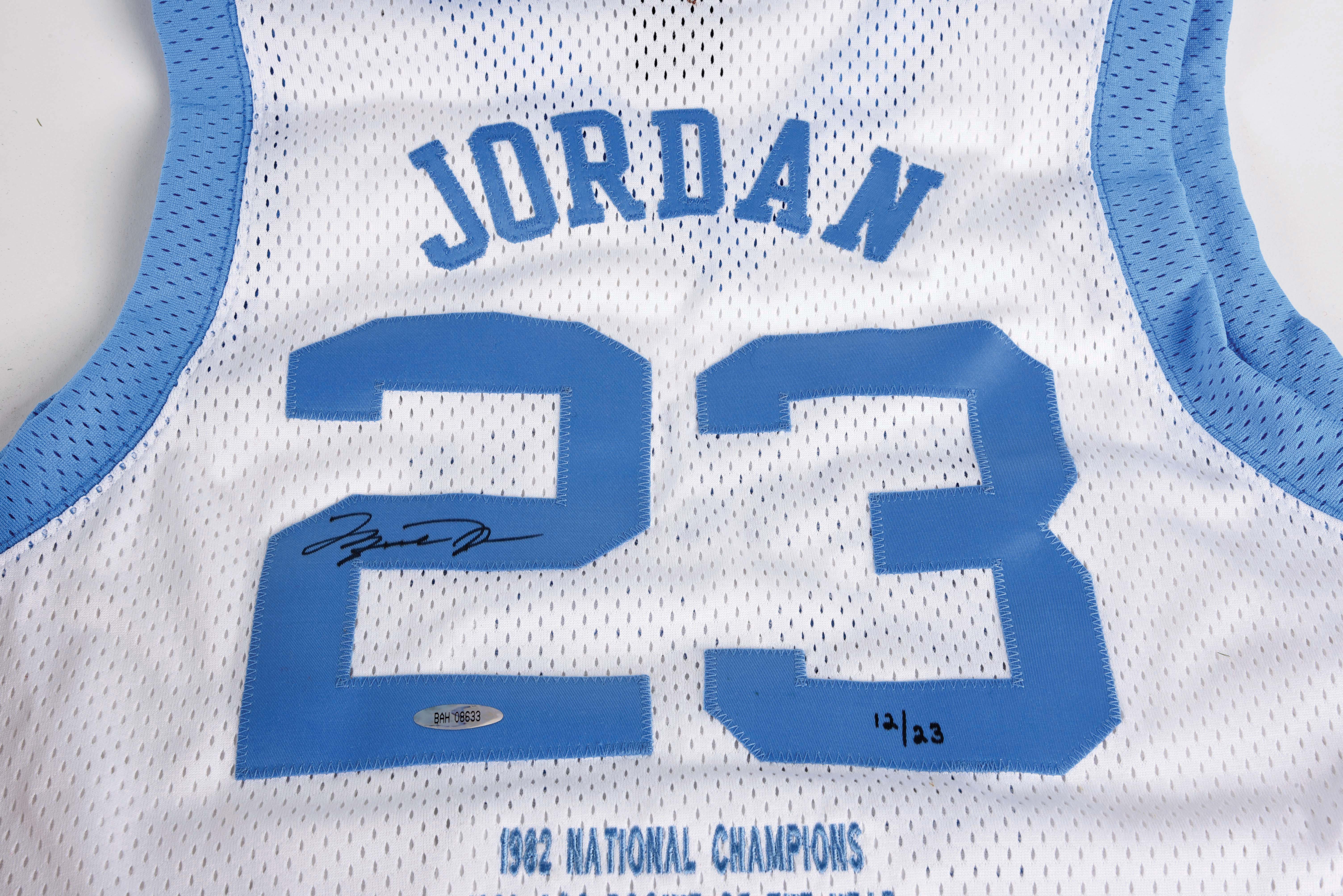 Lot Detail Michael Jordan Autographed North Carolina No 23