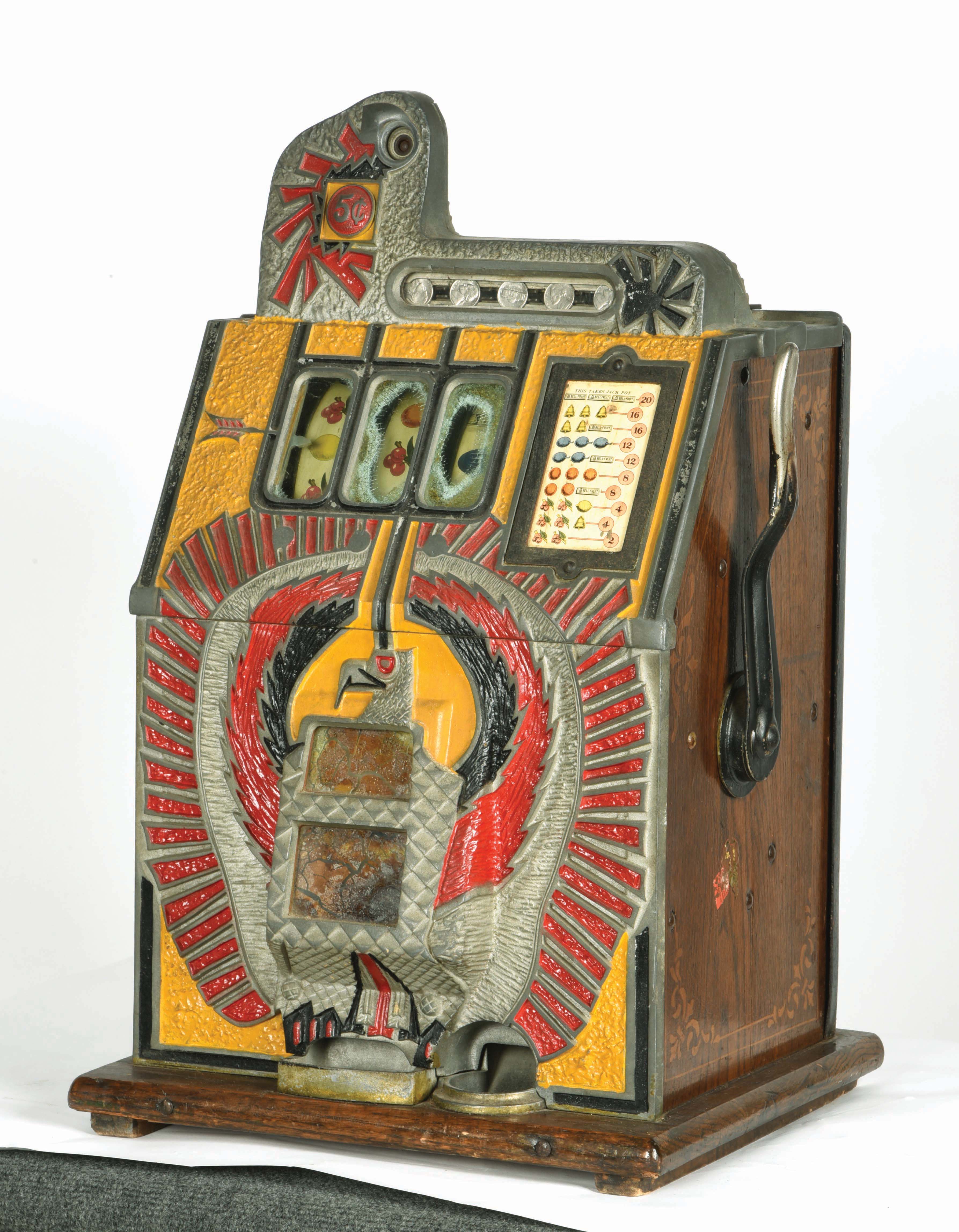mills war eagle slot machine reproduction