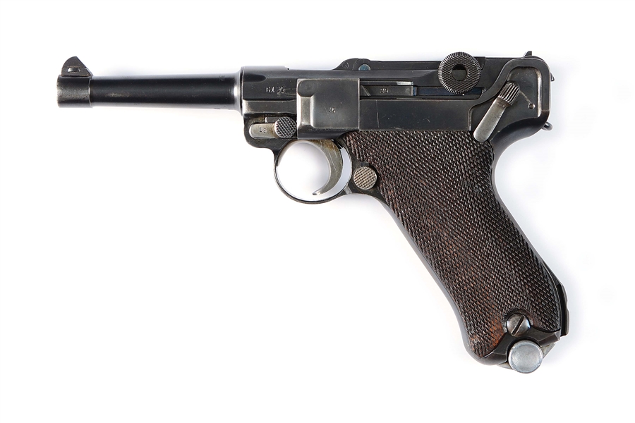 (C) MAUSER G DATE S/42 LUGER SEMI-AUTOMATIC PISTOL.