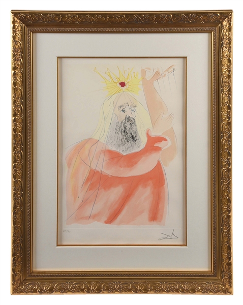 SALVADOR DALI (SPANISH, 1904 - 1989). OUR HISTORICAL HERITAGE: (KING DAVID).