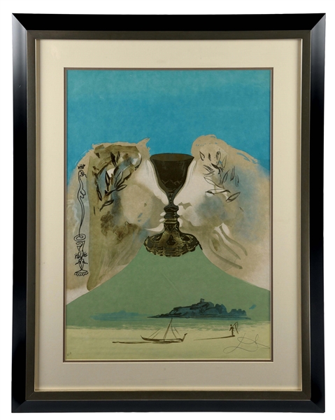 AFTER SALVADOR DALI (SPANISH, 1904 - 1989). THE CHALICE OF LOVE.