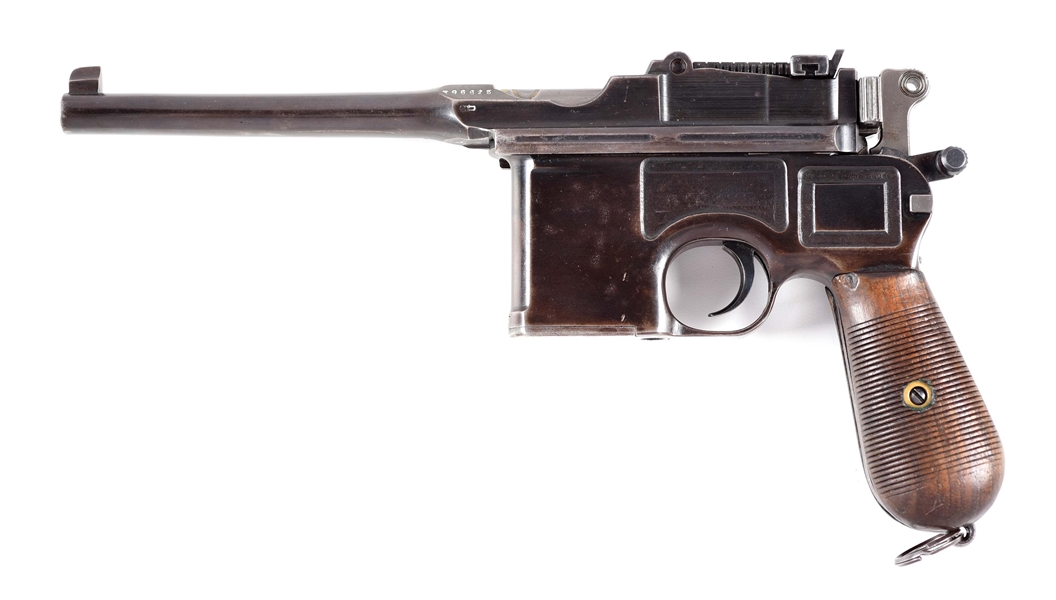 (C) RARE AUSTRO-HUNGARIAN DOUBLE DATED & UNIT MARKED MAUSER C96 BROOMHANDLE SEMI-AUTOMATIC PISTOL.