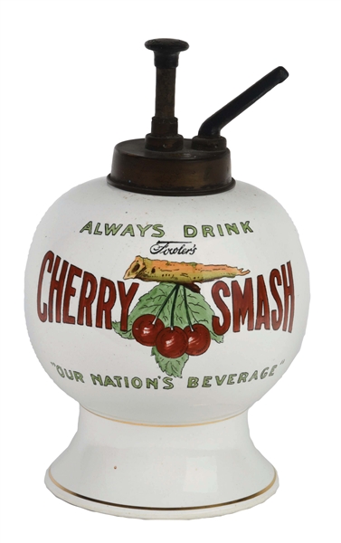 CHERRY SMASH SYRUP DISPENSER. 