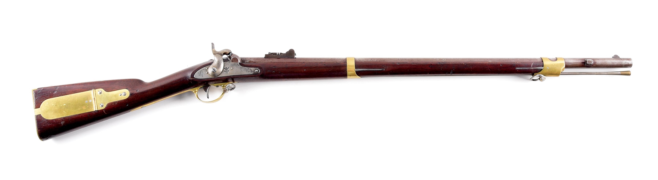 (A) SCARCE U.S. HARPERS FERRY MODEL 1841 MISSISSIPPI RIFLE DATED 1849.