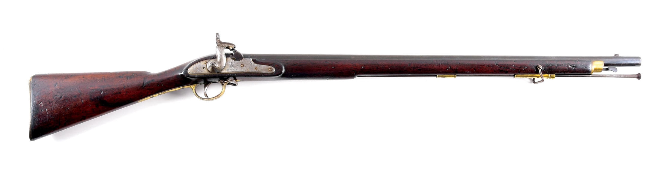 (A) BRITISH PATTERN 1840 SERGEANTS OF THE LINE PERCUSSION CARBINE.