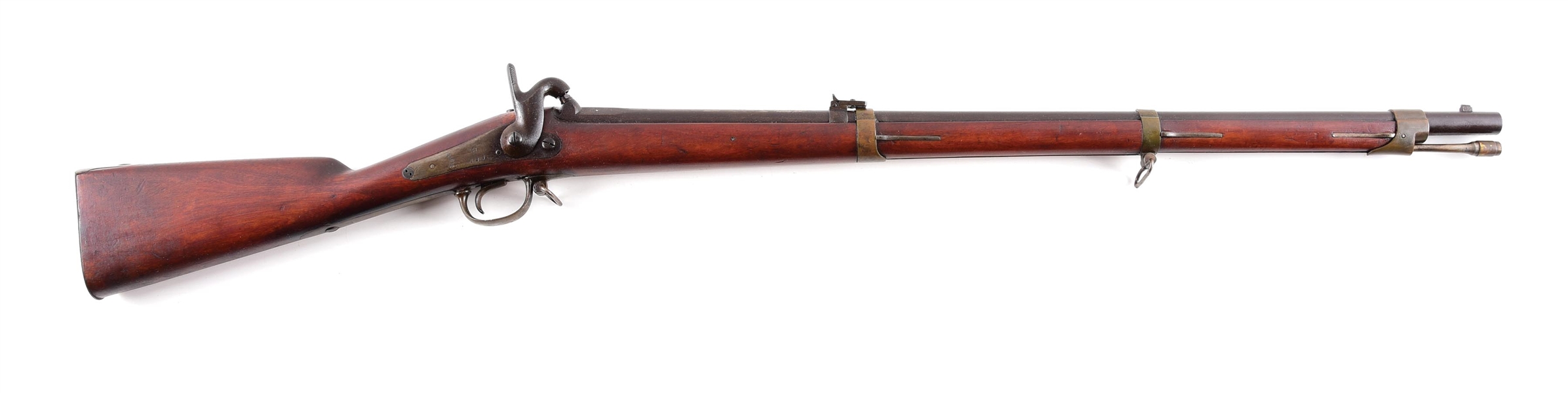 (A) BELGIAN-MADE SPANISH CONTRACT PERCUSSION RIFLE.