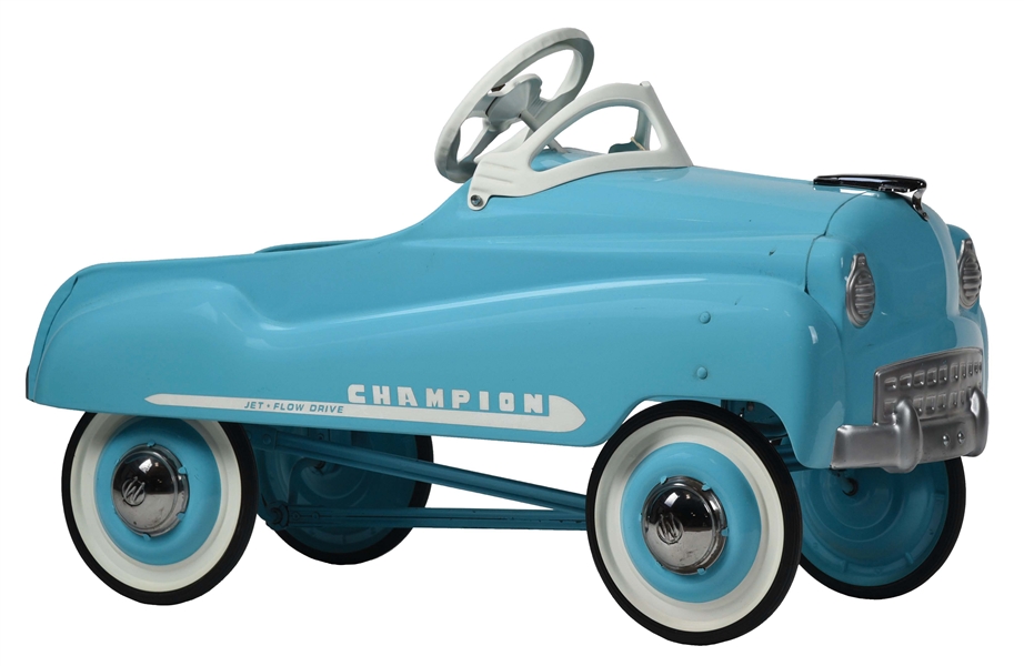 MURRAY BLUE CHAMPION PEDAL CAR.