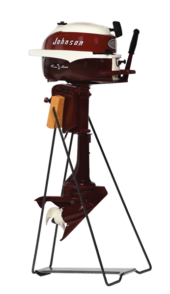 1957 JOHNSON SEA HORSE MODEL JW-13 3HP OUTBOARD  MOTOR.