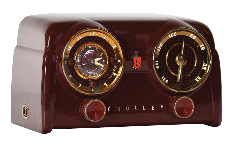 CROSLEY AM CLOCK RADIO.