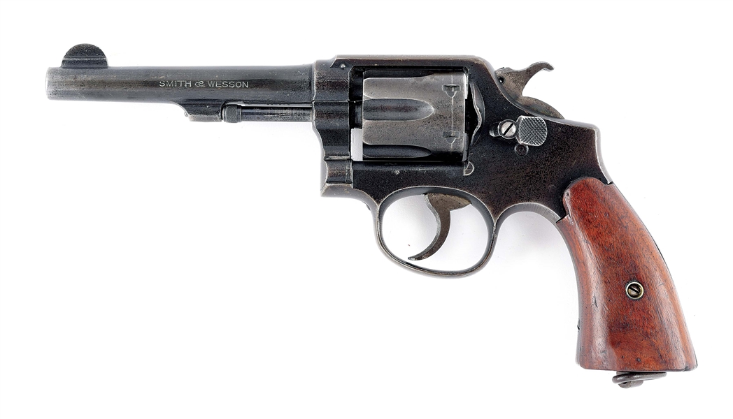 (C) SMITH & WESSON VICTORY DOUBLE ACTION REVOLVER.