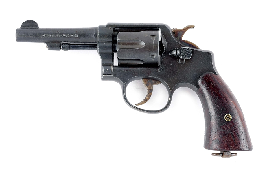 (C) SMITH & WESSON VICTORY DOUBLE ACTION REVOLVER.
