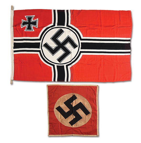 LOT OF 2: THIRD REICH FLAGS