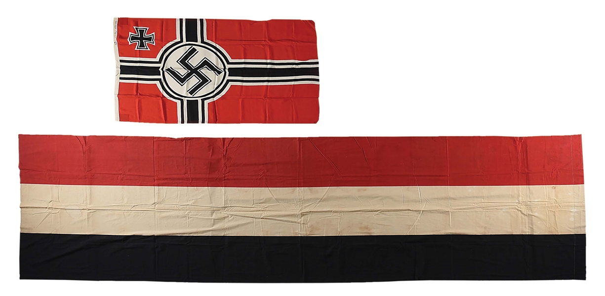LOT OF 2: THIRD REICH FLAGS