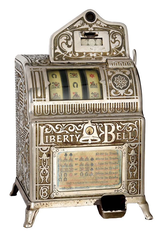 5¢ CAILLE LIBERTY BELL "CARD MODEL".