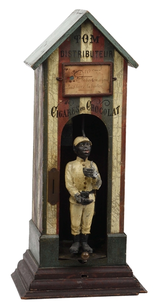 FRENCH GUARDHOUSE CHOCOLATE CIGAR VENDING MACHINE.