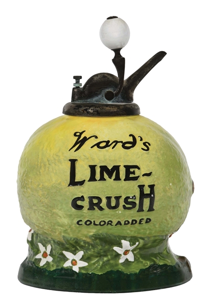 WARDS LIME CRUSH SYRUP DISPENSER.