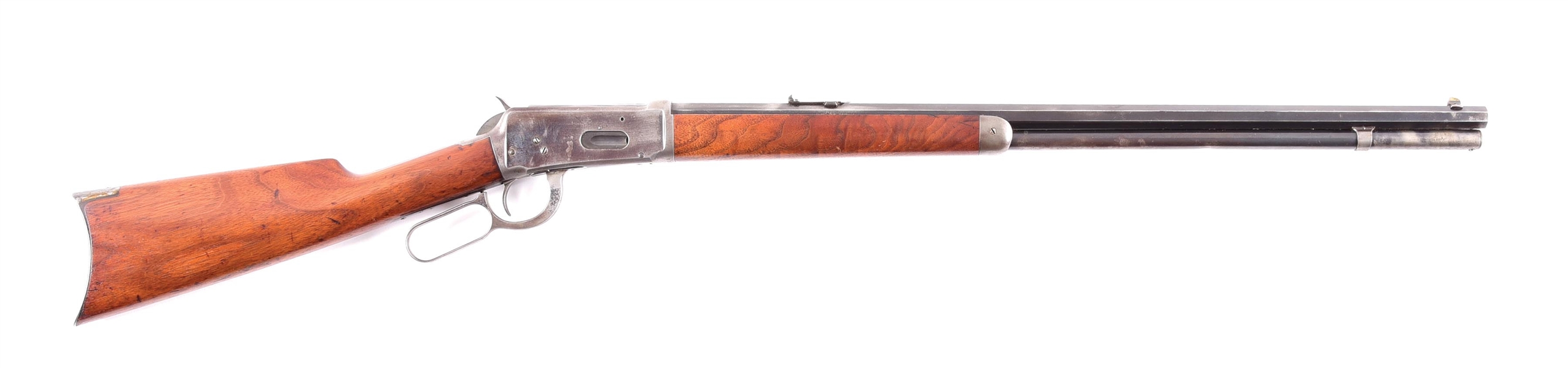 (A) WINCHESTER MODEL 1894 LEVER ACTION RIFLE (1898).