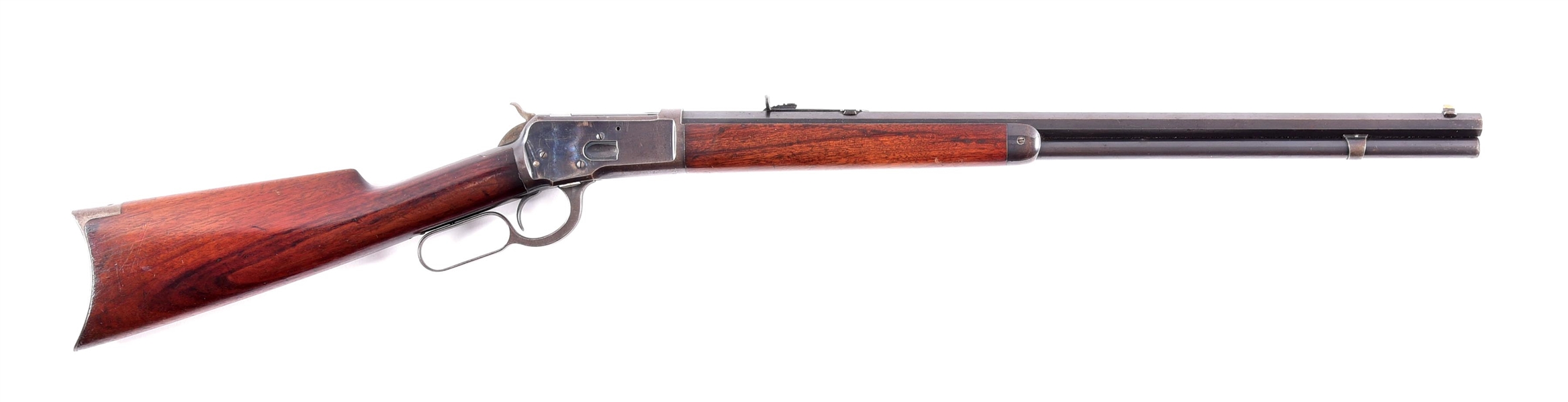 (A) WINCHESTER MODEL 1892 LEVER ACTION RIFLE.