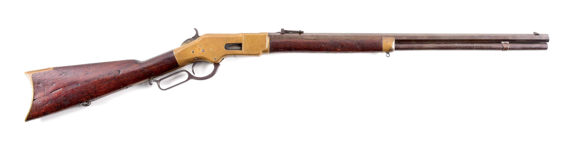 (A) WINCHESTER MODEL 1866 LEVER ACTION RIFLE.