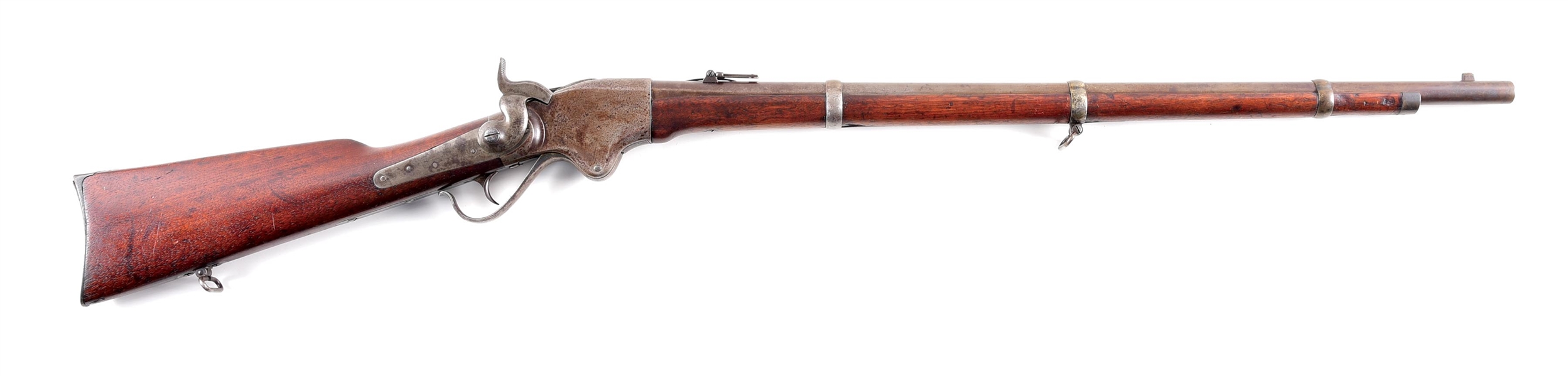 (A) SPENCER MODEL 1860 ARMY REPEATING RIFLE.