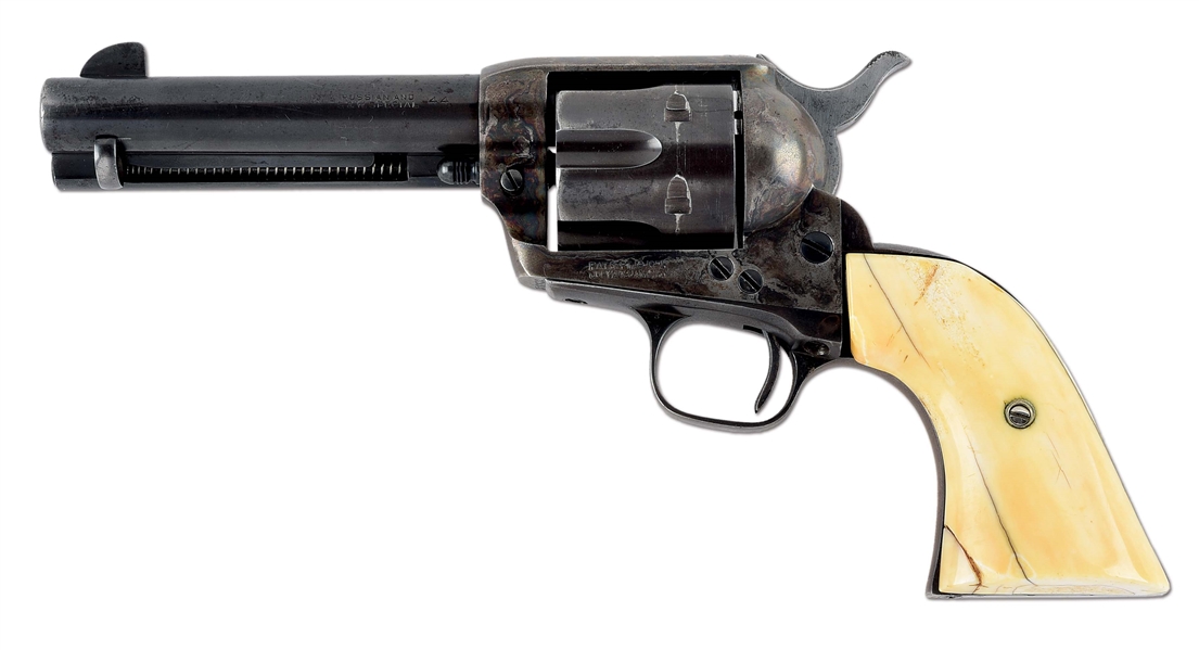 (C) COLT SINGLE ACTION ARMY REVOLVER IN .44 RUSSIAN.