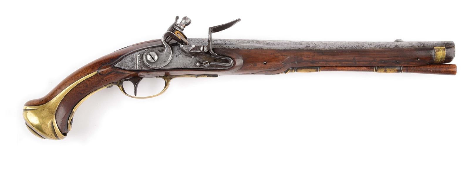 (A) RARE FRENCH MODEL 1733 CAVALRY OR DRAGOON PISTOL PRODUCED AT CHARLEVILLE.