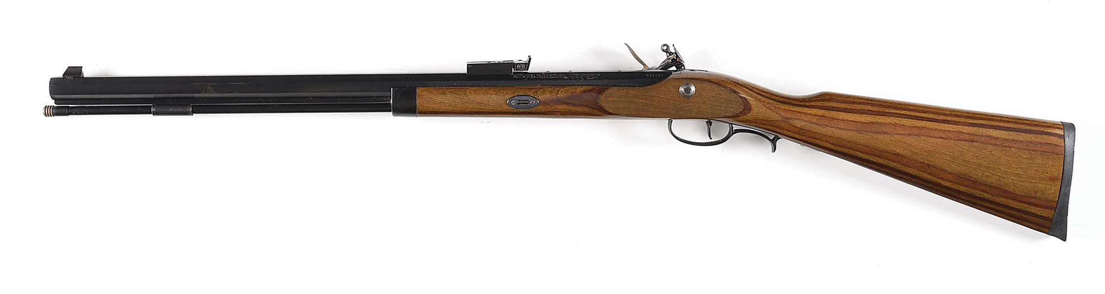 Lot Detail - (A) CVA FRONTIER HUNTER FLINTLOCK RIFLE.