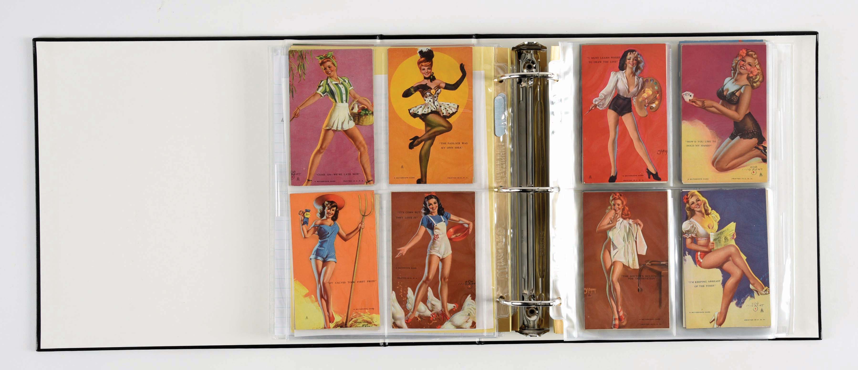 Lot Detail Amazing Collection Of Over 215 Mutoscope Pin Up Girls Cards